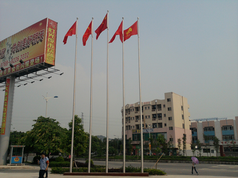 廣場(chǎng)錐形旗桿