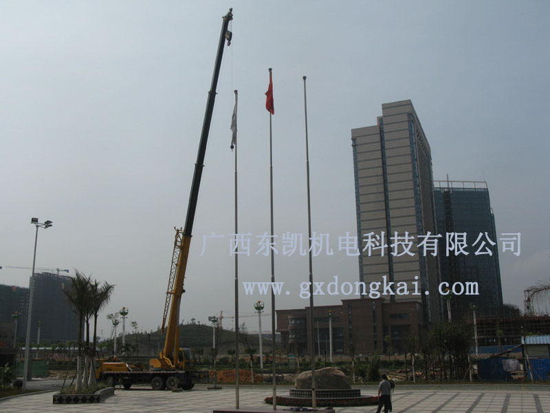 電網(wǎng)公司三節內置式旗桿-2