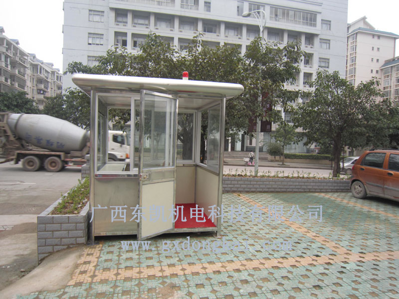 停車(chē)場(chǎng)不銹鋼崗亭-2