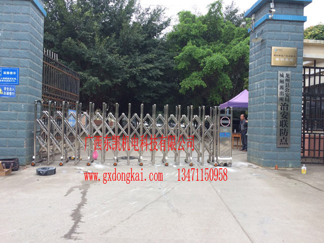 龍州縣公安局不銹鋼電動(dòng)門(mén)-1