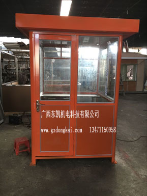 不同顏色造型的鋼結構崗亭-4
