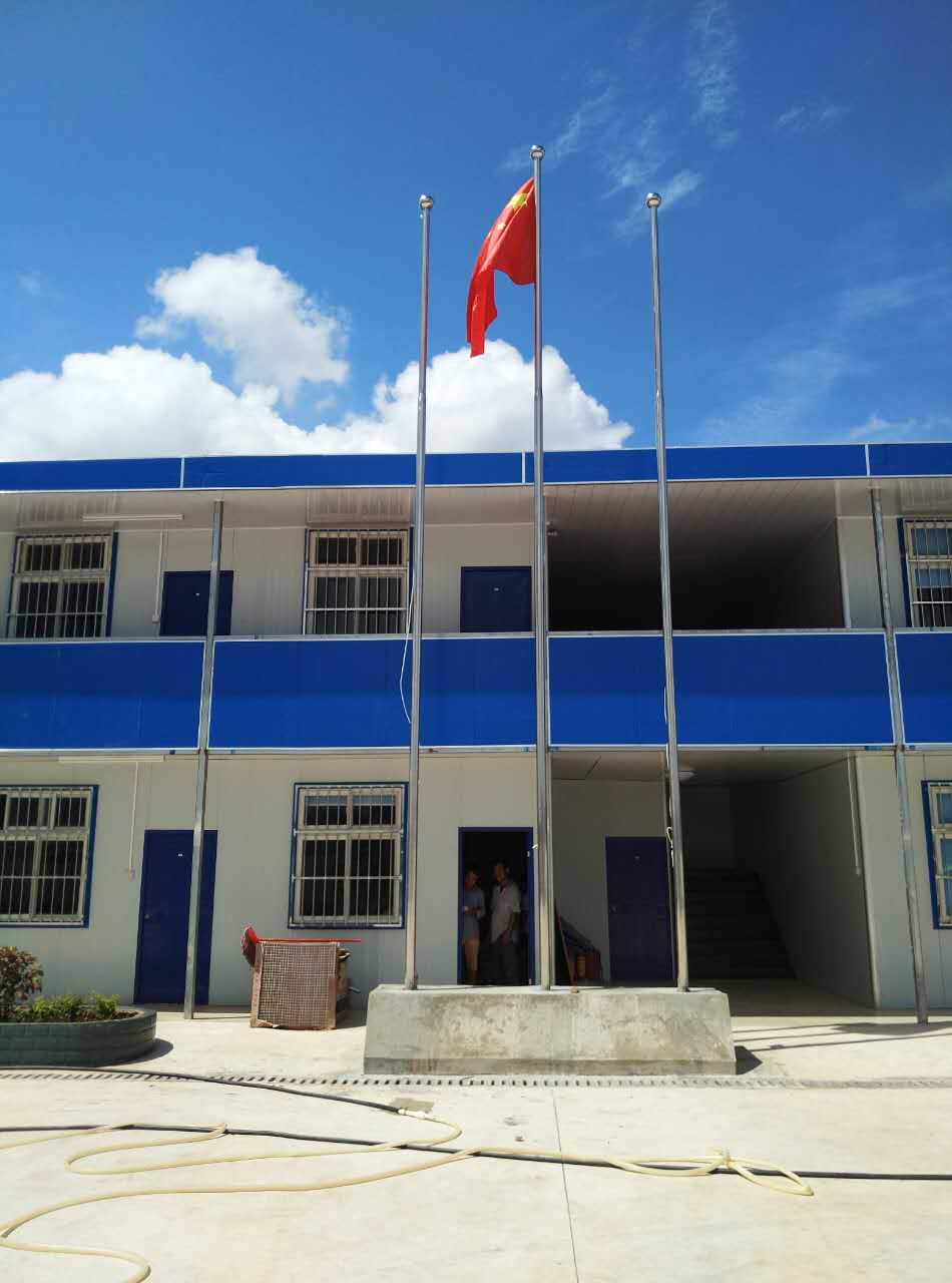 建工城項目工地旗桿